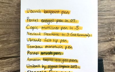 Sketchnote Tip #3: Know your inks!